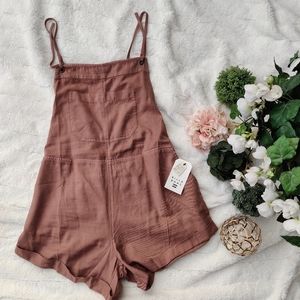 NEW Billabong wild pursuit short overalls (nutmeg)